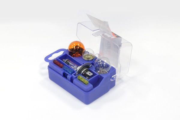 Set de becuri auto: H7, P21W, PY21W, P1/5W, R5W, W5W, cu 3 siguranțe incluse
